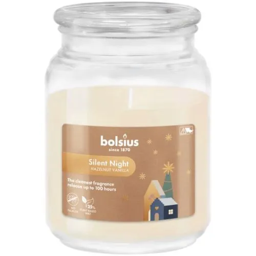Bolsius Geurglas + Deksel |135/100 | Geur Silent Night