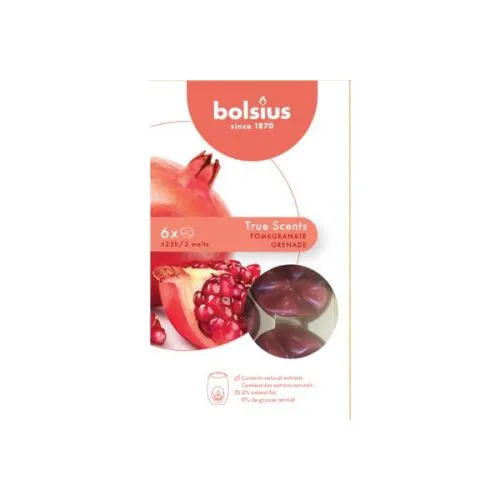 Bolsius Wax Melts | Geur: Magnolia | 6 stuks
