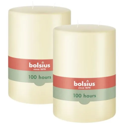 Bolsius Mammoetkaars 200/150 | Kleur: Ivoor