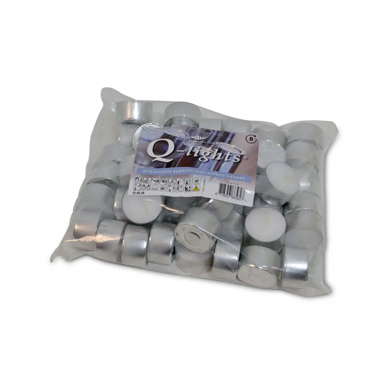 Q - Light theelichten 8 uur doos á 400 stuks (8x50)